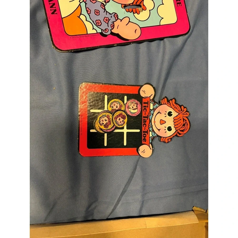 1976 Vintage Raggedy Ann 8 Great Activities Play Set